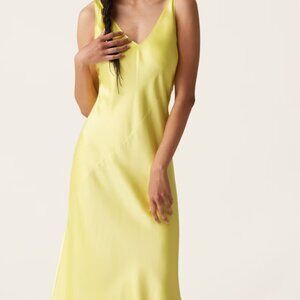 Silk Yellow Dress